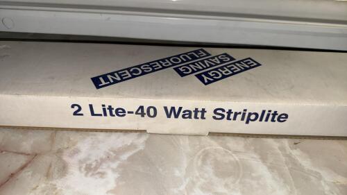 Two Fluorescent 2-Lamp 48" T12 Strip Light, Model ST240RS-Z, 40W Each, UL, USA - 3