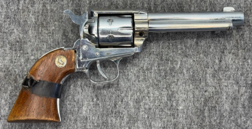 Kimel Industries Western 6 .22 LR Single-Action Revolver, 5.5" Barrel, Nickel Finish! - 10
