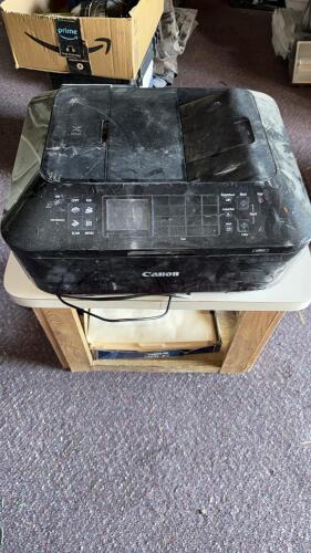 Canon PIXMA MX892 All-in-One Printer Scanner Copier Fax, Wood Stand, File Folders