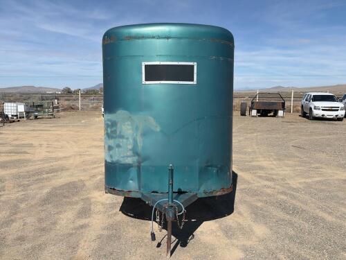 2-Horse Straight Load Steel Bumper Pull Trailer, Tandem Axle - 2
