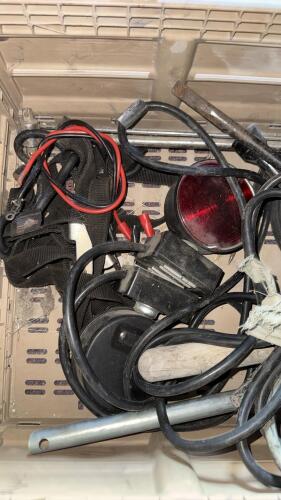 Automotive Emergency Tool Kit with 1.5 Ton Scissor Jack, Jumper Cables, and Tow Cable - 4