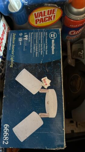 Black & Decker Circular Saw, Speco PA Horn, Lighting, Nail Gun, Air Pump, Mixed Garage Lot - 7