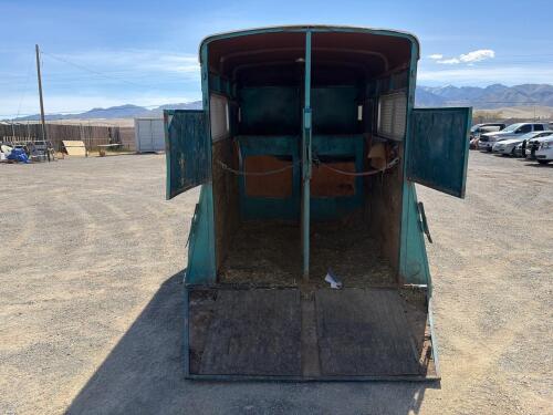 2-Horse Straight Load Steel Bumper Pull Trailer, Tandem Axle - 9