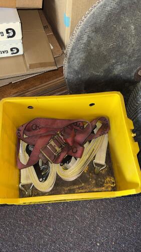 Industrial Cart Wheels, Grinding Discs, Ratchet Straps - 2