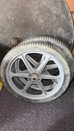 Industrial Cart Wheels, Grinding Discs, Ratchet Straps - 4