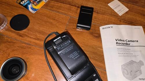 Sony Handycam Vision Video8 Camcorder, 52x Digital Zoom, 20x Optical, Bag, Remote, Wide Lens - 4