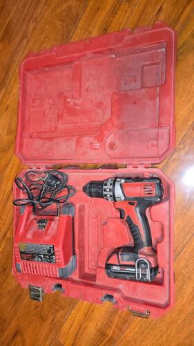Milwaukee M18 Cordless Drill/Driver Kit with 2.0Ah Battery, Charger, and Case - 2