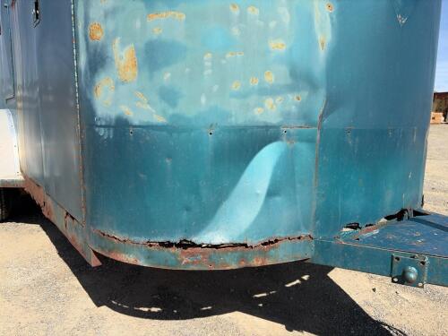 2-Horse Straight Load Steel Bumper Pull Trailer, Tandem Axle - 20