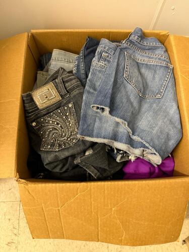 Large Mixed Womens, Young Women's, And Girls' Clothing Lot, Disney, OshKosh, Wrangler, Cat & Jack, Costumes, Jeans, Black Dress - 5