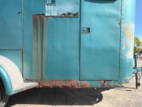 2-Horse Straight Load Steel Bumper Pull Trailer, Tandem Axle - 21
